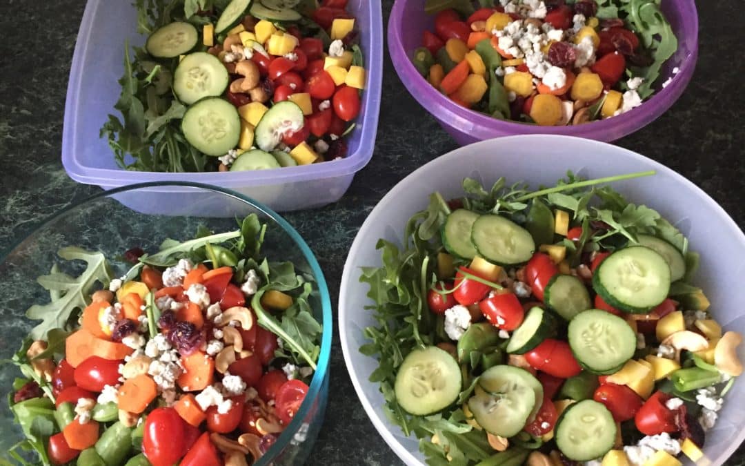 Get your Veggies! A Time-Saving Salad Tip
